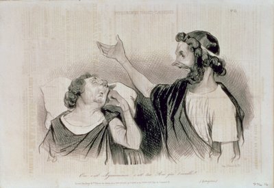 Physiognomie der Charaktere der klassischen Tragödie; Ja, es ist Agamemnon, dein König, der dich weckt! aus der Zeitschrift 